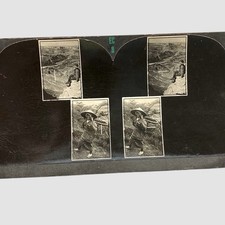 Optometrist Medical Eye Strength Training Stereoview Antique c1920s X1630 picture