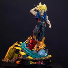 In Stock KD Studio Dragon Ball Trunks 1/4 Resin Statue H75cm Collectibles 2Head picture