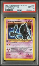 2002 Pokemon Shining Mewtwo Neo Destiny 1st Edition #109 PSA 10 Gem POP - 235 picture