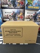 MAGIC THE GATHERING MARVEL SUPER HEROES COLLECTOR BOOSTER BOX SEALED CASE ENG picture