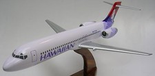 B-717 Hawaiian Air Boeing Airplane Mahogany Kiln Dry Wood Model Large New picture