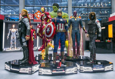 6 Life Size Avengers Infinity War 1:1 Wax Statues Hulk Iron Man Thor Cap America picture