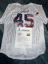 Donald Trump Signed #45 New York Yankees Independence Day Jersey MAGA Beckett picture