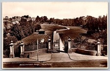 Beechwood Park Newport UK Real Photo Postcard RPPC Cambrian Series c1910s E45 picture