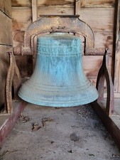 RARE HOOPER CHURCH BELL in Bronze dated 1868 picture
