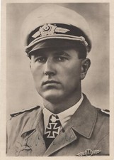 Gerhard Kollewe- Signed Vintage Hoffmann Postcard (German WWII Bomber Ace) picture