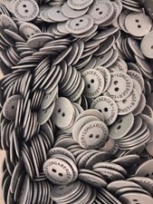 NEW Longaberger Replacement Basket Buttons - Pewter 1/2