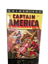 GOLDEN AGE CAPTAIN AMERICA Marvel Omnibus SIGNED by STAN LEE w/COA Avengers picture