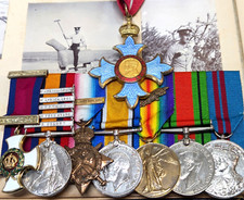 Boer War & WW1 CBE and DSO medals to Colonel Sloggett Rifle Brigade POW 1918 picture