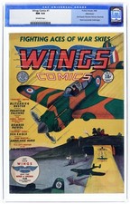 Wings Comics #1 CGC 9.4 Allentown 1940 0002207001 picture