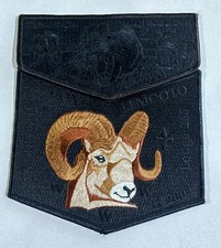 BOY SCOUT BSA TUKARICA LEMONTI LEMOOTO 266 365 IDAHO 2004 SHEEP GHOST 2-PATCH picture