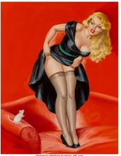 Peter Driben Mouse, Wink Magazine Cover June 1951 Oil on Board 33 x 24 Stunning picture