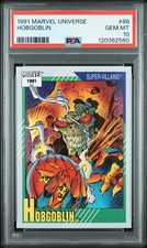 1991 MARVEL UNIVERSE #86 HOBGOBLIN PSA 10 picture