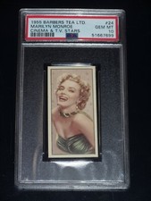 1955 Barbers Tea LTD Marilyn Monroe PSA 10 GEM MINT Cinema & TV Star POP 2 WOW picture