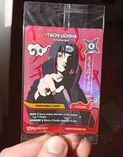 ITACHI UCHIHA 1st Ed. WINNER PROMO TCG Naruto Mythos V 128/130 First Place ENG picture