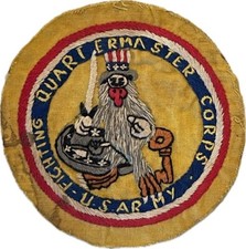 WARTIME VIETNAMESE MADE US ARMY QUARTERMASTER CORP / SUPPLY PATCH (195) picture