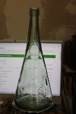 RARE, Antique,11'', Blue, SCHWEPPES Ltd, Cone Bottle, # A - 8105 picture