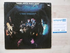 Crosby, Stills, Young & Nash Original Autographs Signed LP Cover Vinyl ACOA picture