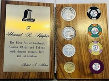 1967 Landmark Casino Chip Set To Howard Hughes From Robert Maheu Unique Museum picture