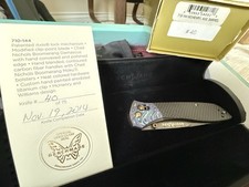 Benchmade 710-144 McHenry Gold Class knife HOLIEST OF GRAILS number 40 of 75 picture