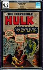 Marvel - INCREDIBLE HULK (1962-99) #2 - Grade 9.2 - Comic Book picture