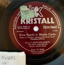 78rpm BILLY BARTHOLOMEW This Is Love Sailors / A Night on Monte A. EGEN picture