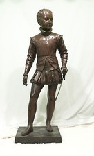 LIFE SIZE Sculpture,KING Henry IV as a child 19 CENTURY old Bronze, Baron BOSIO, picture