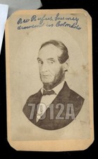VERY RARE Abolitionist Reverend Rufus Lumry 1800s Antique History Original Photo picture