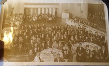 WWII era PHOTO 1947 ETHICAL CULTURE Dinner HENRY HUDSON HOTEL  in New York rare picture
