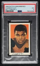 1966-68 Dutch Gum Unnumbered Set 3 Muhammad Ali Cassius Clay PSA 5 04le picture
