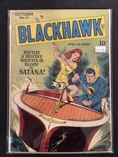 Blackhawk Golden Age 10 Cent Comic Almost Full Run #21-108 Quality Comics 1944 picture