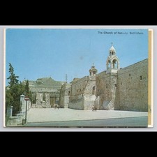 Vintage Postcard Church of Nativity Bethlehem 1968 Posted Historic Scenic View picture