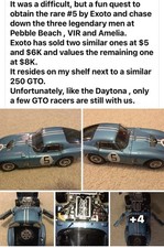 1:18 Scale Shelby Cobra Daytona Coupe #5 Exoto Racing Legends & Original Box. picture