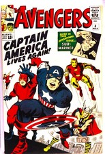 AVENGERS #4 (1964) AUTOGRAPHED BY STAN LEE & JACK KIRBY VERY RARE BEAUTIFUL picture