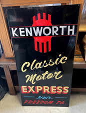 CUSTOM ORDER A HAND PAINTED KENWORTH TRUCKING NAME SIGN Semi truck Shop Business picture