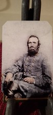 Amazing Find Pre- War Tin Type Photo Of Thomas Stonewall Jackson picture