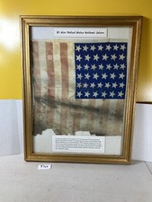 WW1 WW2 USA US American 39 Star Flag Vintage 87S5 picture