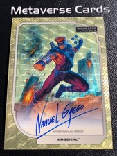2026 Upper Deck Platinum DC Arsenal Roy Harper 1/1 Golden Treasures Artist Auto picture