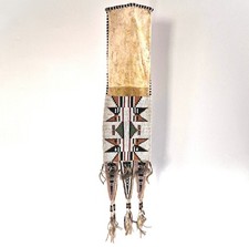 Stunning Antique Central Plains (Arapaho / Sioux?) Beaded Pipe Bag, circa 1880s. picture
