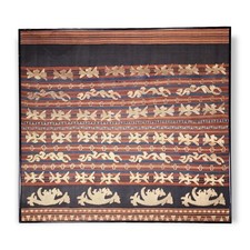 Kain Lampung Indonesian Wedding Sarong with Gold Wire 46.5