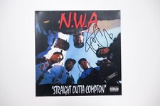 Dr. Dre & Ice Cube Signed Vinyl N.W.A Straight Outta Compton TPA JSA YY36094 LOA picture