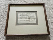 Rare Original Revolutionary War 1781 Payment For Services Cashed Shillings... picture