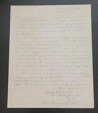 OUR GANG LITTLE RASCALS SCARCE AUTOGRAPH HANDWRITTEN LETTER SPECS O'DONNELL picture