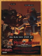 2006 Mechwarrior Age of Destruction Print Ad/Poster Miniature Figures Game Art picture