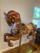 Wooden Hand Carved horse by