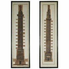 PAIR OF TROFEO O SIA MAGNIFICA COLONNA PIRANESI GIOVANNI BATTISTA PRINTS 337CM picture