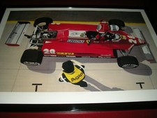 FERRARI, FORMULA 1 LITHOGRAPH 