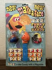 RARE MAKE A FACE PEZ GRAIL SEALED ON CARD 1972.  RAREST NO FEET PEZ EVER SEALED picture