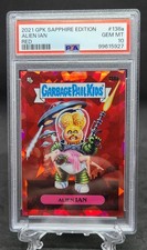🔥 Topps Garbage Pail Kids Sapphire Alien Ian 138a Red /5 PSA 10 Gem Mint Rare picture