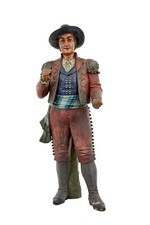 EARLY 20TH CENTURY SPANISH FIGURE TERRACOTTA PLANTER picture
